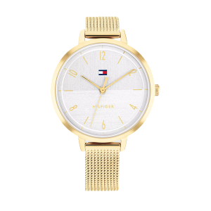 CASUAL WATCH WITH GOLD TONE MESH BRACELET