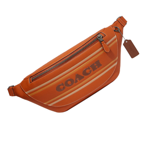 Warren Belt Bag With Coach Stripe - orange